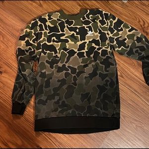Adidas camo ombré sweatshirt
